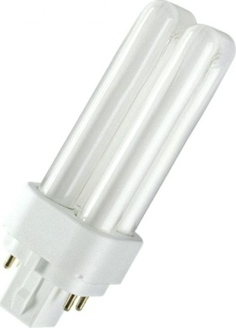 Лампа люминесцентная Osram CFL DULUX компактная неинтегрированная d/e 26w/827 g24q-3 10 [4050300012230]