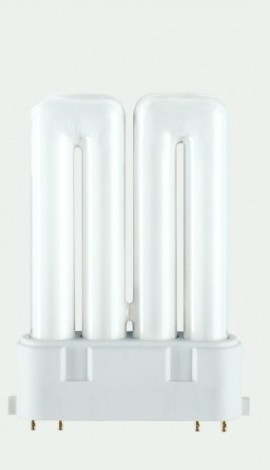 Лампа люминесцентная Osram CFL DULUX компактная неинтегрированная f 24w/840 2g10 10x1 [4050300333588]