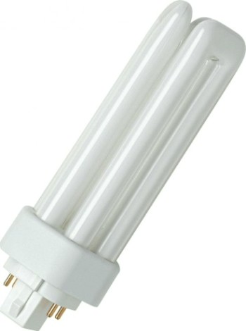 Лампа люминесцентная Osram CFL DULUX компактная неинтегрированная t/e 26w/840 plus gx24 [4050300342283]