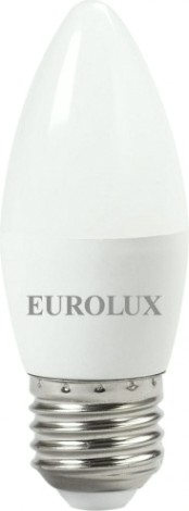 Лампа светодиодная EUROLUX C37 LL-E-C37-6W-230-2,7K-E27 [76/2/9]