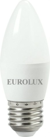Лампа светодиодная EUROLUX C37 LL-E-C37-6W-230-4K-E27 [76/2/10]