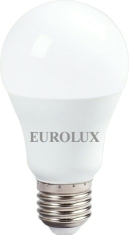 Лампа светодиодная EUROLUX LL-E-A70-20W-230-6K-E27 (груша, 20вт, холод., е27) [76/2/77]