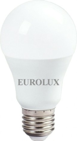 Лампа светодиодная EUROLUX LL-E-A80-25W-230-6K-E27 (груша, 25вт, холод., е27) [76/2/78]