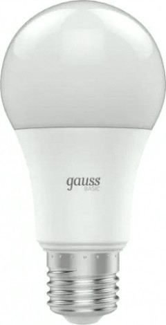 Лампа светодиодная GAUSS A60 basic 13,5w 1300lm 4100k е27 led [1023224]