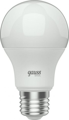 Лампа светодиодная GAUSS A60 basic 9,5w 820lm 4100k e27 led [1023220]