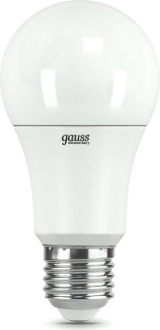 Лампа светодиодная GAUSS A60 elementary a60 15w 1320lm 3000k e27 led [23215]