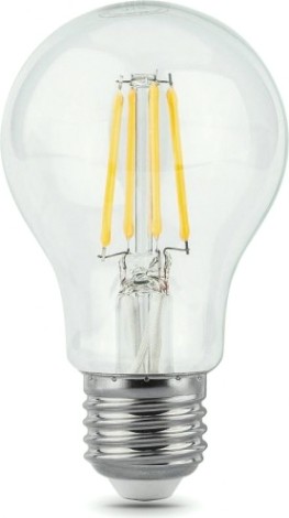Лампа светодиодная GAUSS A60 filament а60 10w 930lm 2700к е27 led [102802110]