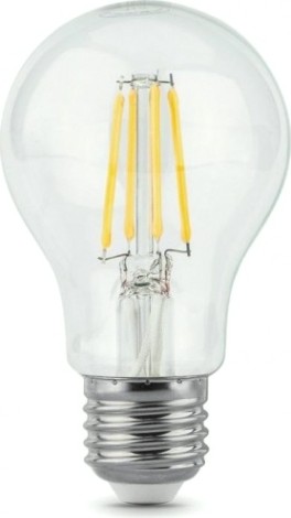 Лампа светодиодная GAUSS A60 filament а60 8w 780lm 4100к е27 led [102802208]