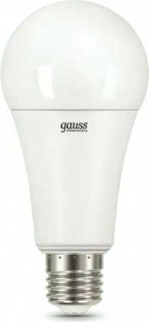 Лампа светодиодная GAUSS A67 elementary a67 25w 2000lm 3000k e27 led [73215]