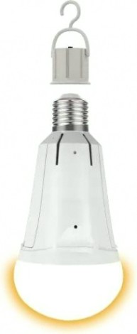 Лампа светодиодная GAUSS A80 12w 900lm 3000k е27 авар. с li-ion аккумулятором l [102002112]