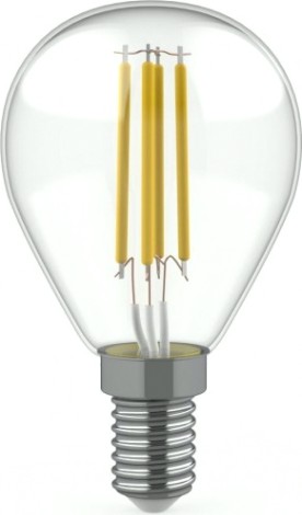 Лампа светодиодная GAUSS Basic Filament Шар 5,5W 510lm 2700К Е14 LED (3 лампы в упаковке) [1051116T]