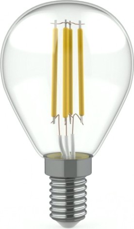 Лампа светодиодная GAUSS Basic Filament Шар 5,5W 530lm 4100К Е14 LED (3 лампы в упаковке) [1051126T]