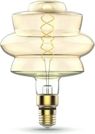 Лампа светодиодная GAUSS BD180 filament 8w 560lm 2400к е27 golden flexible led [161802008]
