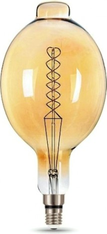Лампа светодиодная GAUSS BT180 filament 8w 620lm 2400к е27 golden flexible led [152802008]
