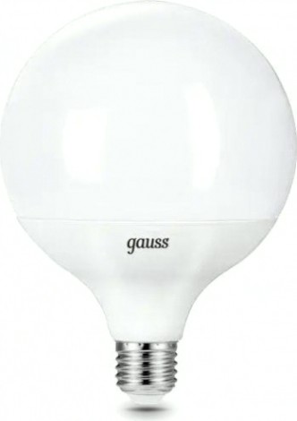 Лампа светодиодная GAUSS G125 22w 1840lm 6500k e27 led [105102322]