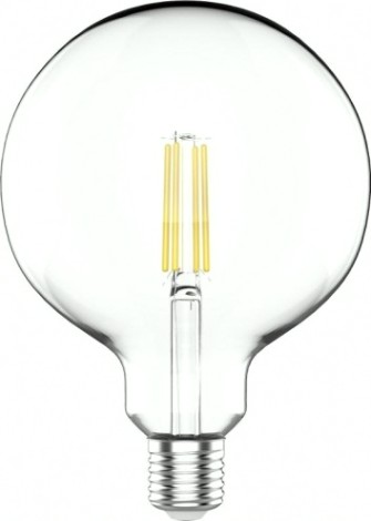 Лампа светодиодная GAUSS G125 basic filament 11,5w 1520lm 4100к е27 led [1111222]