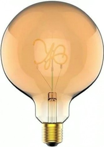 Лампа светодиодная GAUSS G125 filament 2,5w 200lm 2000к е27 golden ok led [176802003]