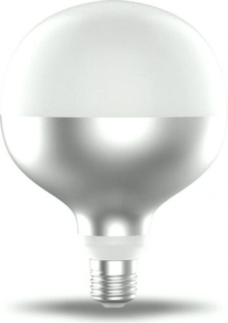 Лампа светодиодная GAUSS G125 filament 9w 890lm 4100к е27 mirror-milky led [1014802209]