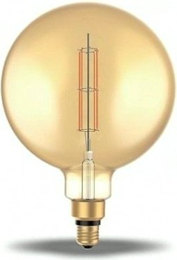 Лампа светодиодная GAUSS G200 filament 6w 890lm 2700к е27 golden straight led [154802118]