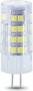 Лампа светодиодная GAUSS G4 elementary g4 12v 4w 400lm 3000k керамика led [10714]