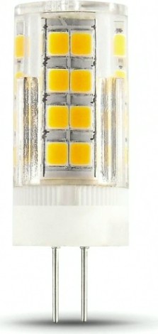 Лампа светодиодная GAUSS G4 g4 ac185-265v 4w 400lm 2700k керамика led [107307104]