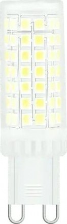 Лампа светодиодная GAUSS G9 ac185-265v 5,5w 580lm 6500k керамика диммируемая [107309355-D]