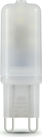Лампа светодиодная GAUSS G9 elementary g9 ac220-240v 3w 240lm 4100k пластик le [14923]