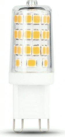 Лампа светодиодная GAUSS G9 g9 ac185-265v 3w 300lm 4100k керамика диммируемая [107309203]
