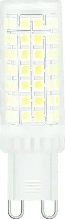 Лампа светодиодная GAUSS G9 g9 ac185-265v 5,5w 550lm 4100k керамика диммируема [107309255-D]