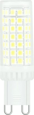 Лампа светодиодная GAUSS G9 g9 ac185-265v 6,5w 770lm 4100k керамика led [107309206]