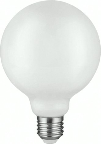 Лампа светодиодная GAUSS G95 filament g95 10w 1070lm 3000к е27 milky led [189202110]