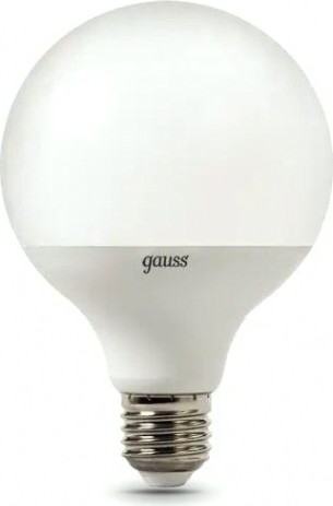 Лампа светодиодная GAUSS G95 g95 16w 1480lm 3000k e27 led [105102116]