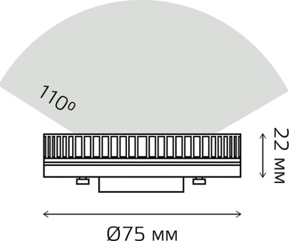 Лампа светодиодная GAUSS GX53 elementary 11w 830lm 4100k led [83821]