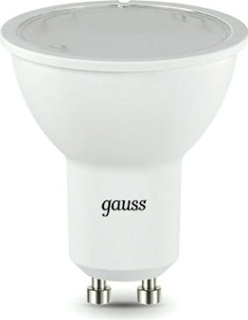Лампа светодиодная GAUSS MR16 5w 530lm 4100k gu10 диммируемая led [101506205-D]