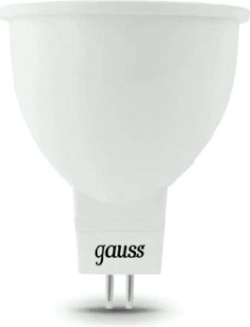 Лампа светодиодная GAUSS MR16 5w 530lm 4100k gu5.3 диммируемая led [101505205-D]