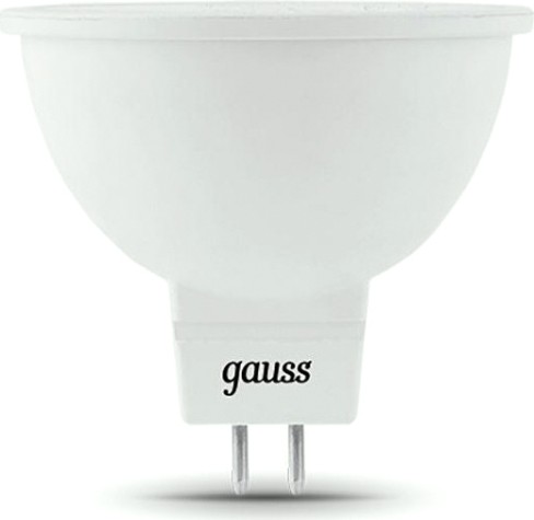 Лампа светодиодная GAUSS MR16 5w 530lm 4100k gu5.3 led [101505205]