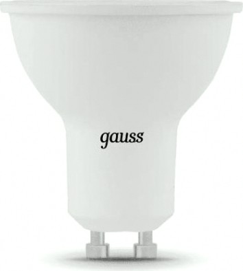 Лампа светодиодная GAUSS MR16 5w 530lm 6500k gu10 led [101506305]
