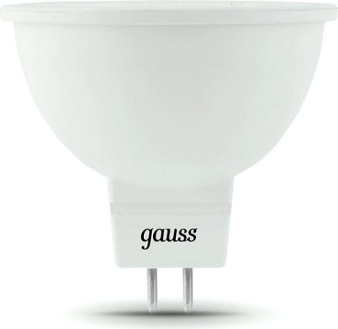 Лампа светодиодная GAUSS MR16 7w 600lm 3000k gu10 led [101506107]
