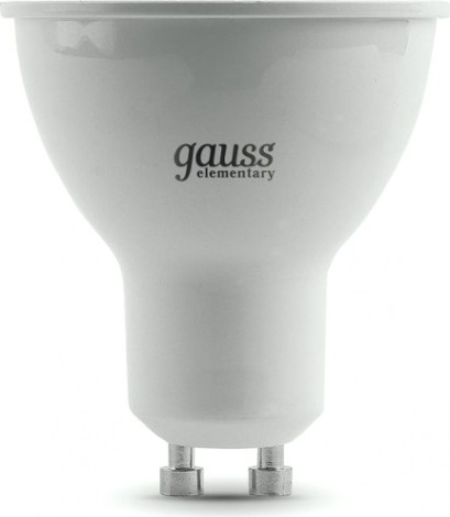 Лампа светодиодная GAUSS MR16 elementary 11w 850lm 3000k gu10 led [13611]