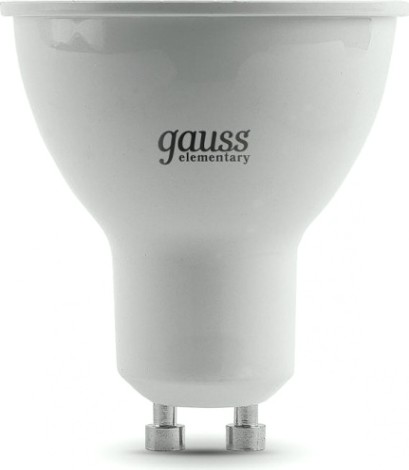 Лампа светодиодная GAUSS MR16 elementary 11w 850lm 4100k gu10 led [13621]