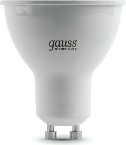Лампа светодиодная GAUSS MR16 elementary 11w 850lm 6500k gu10 led [13631]