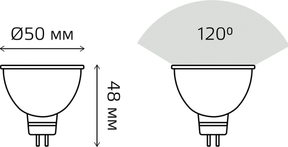 Лампа светодиодная GAUSS MR16 elementary 11w 850lm 6500k gu5.3 led [13531]