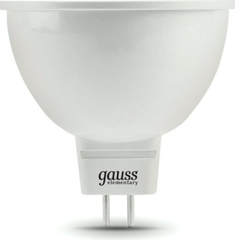 Лампа светодиодная GAUSS MR16 elementary 3.5w 290lm 3000k gu5.3 led [13514]