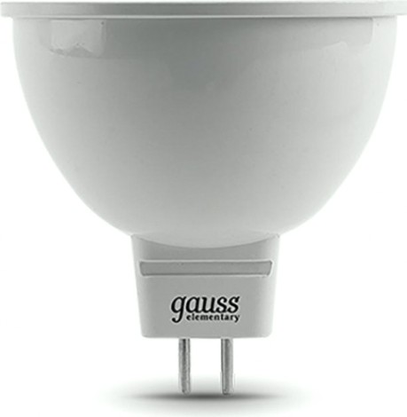 Лампа светодиодная GAUSS MR16 elementary 3.5w 300lm 4100k gu5.3 led [13524]