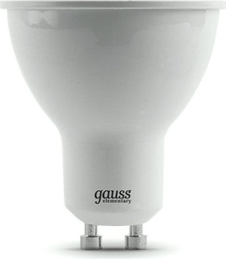Лампа светодиодная GAUSS MR16 elementary 7w 530lm 3000к gu10 led [13617]
