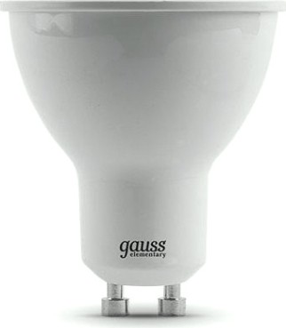 Лампа светодиодная GAUSS MR16 elementary 7w 550lm 4100к gu10 led [13627]
