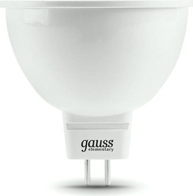 Лампа светодиодная GAUSS MR16 elementary 9w 640lm 3000k gu5.3 led [13519]