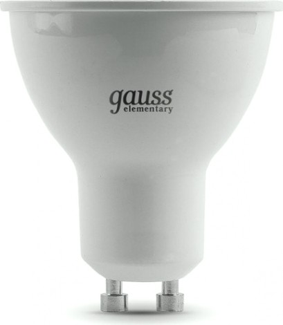 Лампа светодиодная GAUSS MR16 elementary 9w 660lm 4100к gu10 led [13629]