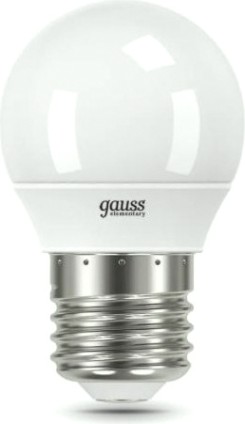 Лампа светодиодная GAUSS Шар elementary шар 12w 920lm 4100k е27 led [53222]
