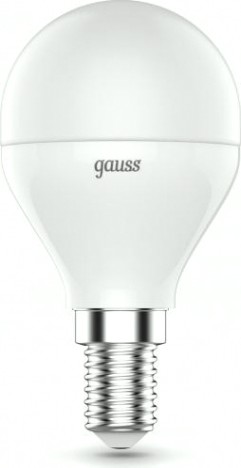 Лампа светодиодная GAUSS Шар шар 6w e14 rgbw+димирование led [105101406]